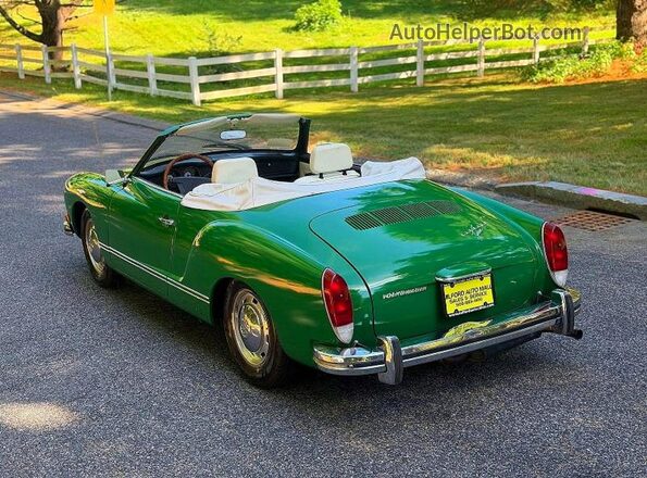 14427260200000000 1974 VOLKSWAGEN KARMANGHIA Green Դիմացի տեսք