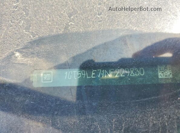 1GT59LE71NF229830 2022 GMC SIERRA Белый Вид наклейки с VIN-кодом