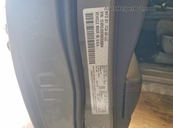 1C4RDJDG9SC535824 2025 DODGE DURANGO Gray Widok wnętrza 360 stopni