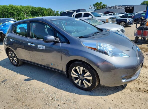 1N4BZ0CP5GC313857 2016 NISSAN LEAF Gray წინა ხედი