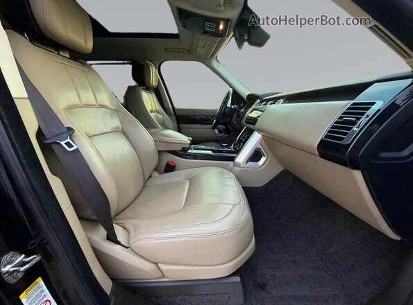 SALGS5SE0LA579304 2020 LAND ROVER RANGE ROVER Black Widok z przodu