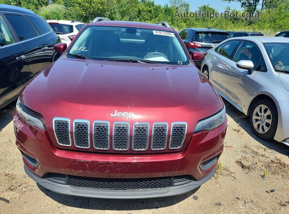 1C4PJLLB4KD165149 2019 JEEP CHEROKEE Red Widok z tyłu