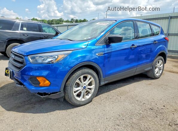 1FMCU0F78KUB49494 2019 FORD ESCAPE Blue Rear left