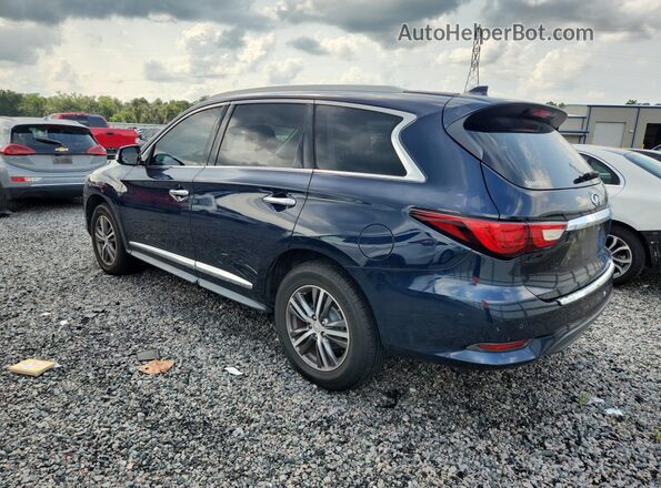 5N1DL0MMXJC504296 2018 INFINITI QX60 Black უკანა მარჯვენა