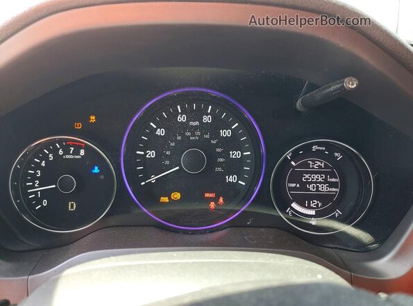 3CZRU5H31GM724420 2016 HONDA HR-V Green Հետևի նստատեղերի տեսք