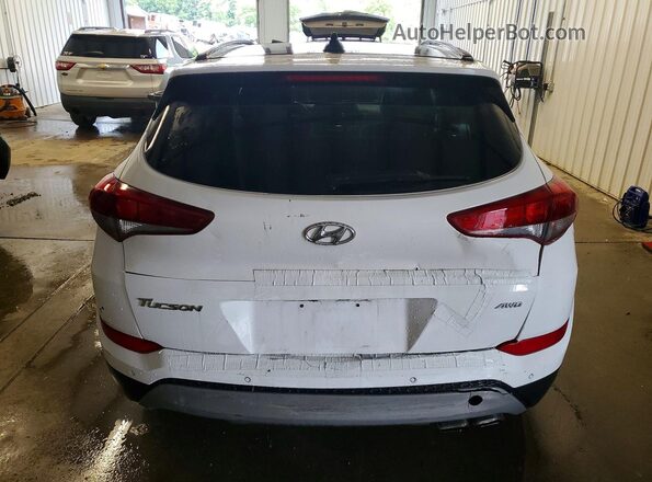 KM8J3CA24JU637976 2018 HYUNDAI TUCSON White Widok wnętrza z przodu