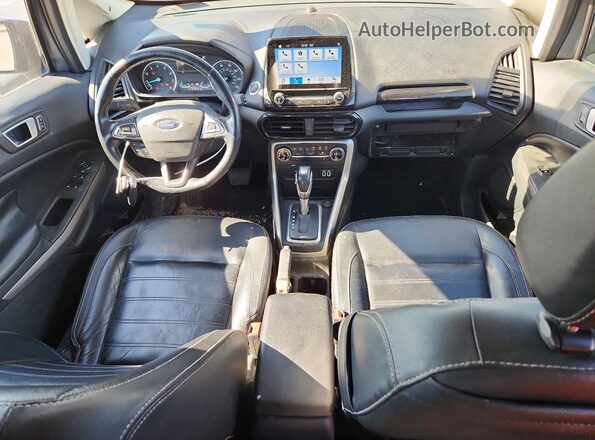 MAJ6P1WL6JC171287 2018 FORD ECOSPORT Gray Instrument cluster view
