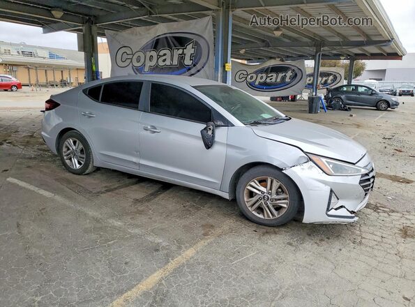 KMHD84LF7KU767711 2019 HYUNDAI ELANTRA Silver Front view