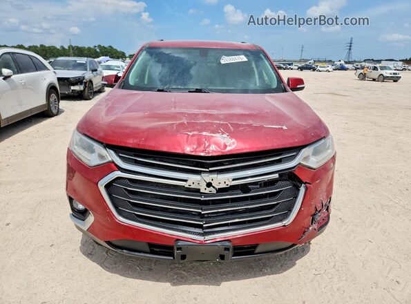 1GNERGKW5JJ273153 2018 CHEVROLET TRAVERSE Темно-бордовый Вид сзади