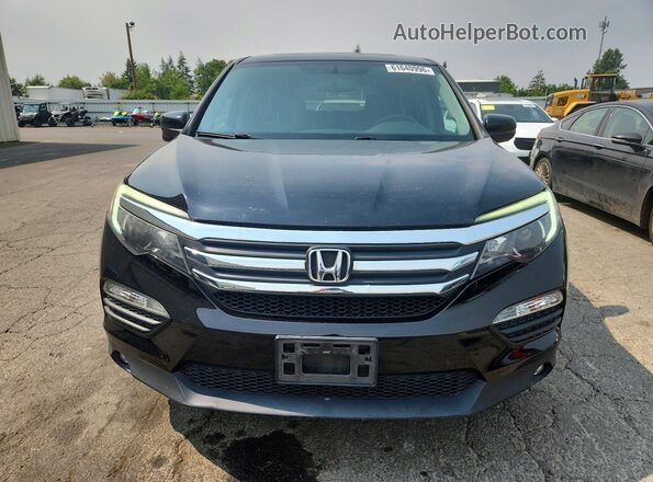 5FNYF6H85GB055232 2016 HONDA PILOT Черный Вид сзади