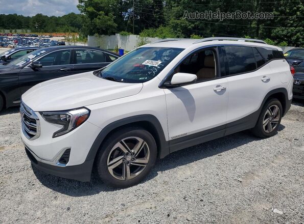 3GKALPEV6ML304178 2021 GMC TERRAIN White Trasero izquierdo
