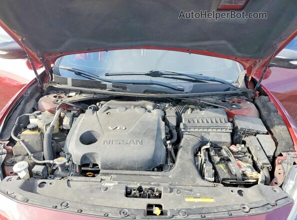 1N4AA6AP1HC369398 2017 NISSAN MAXIMA Red ძრავის განყოფილების ხედი