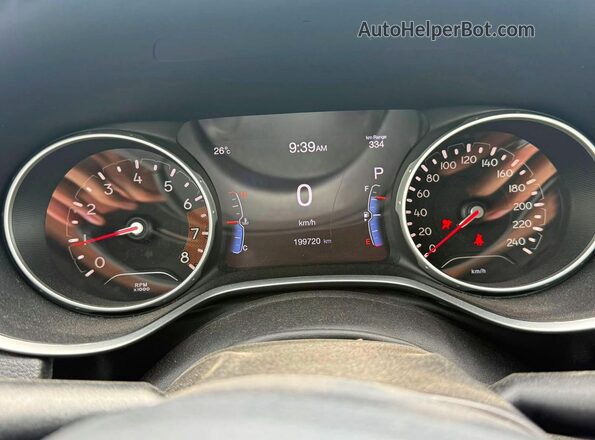 3C4NJDBB1JT399482 2018 JEEP COMPASS Blue Սարքավորումների վահանակի տեսք
