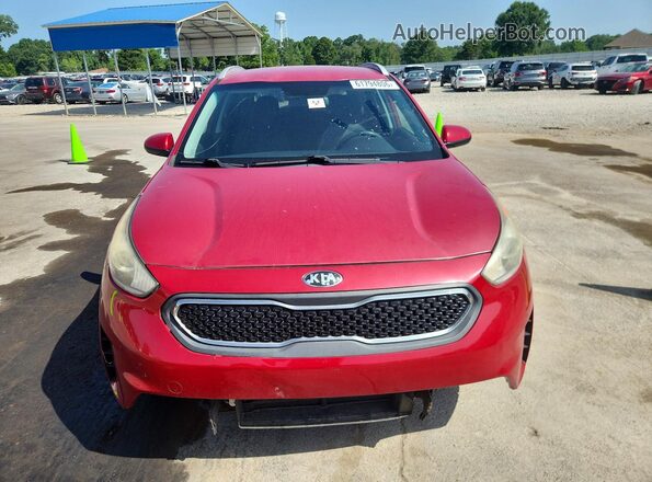 KNDCB3LC9H5050005 2017 KIA NIRO Red Widok z tyłu