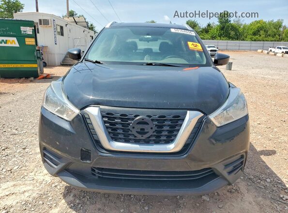 3N1CP5CUXKL493117 2019 NISSAN KICKS Black Rear view