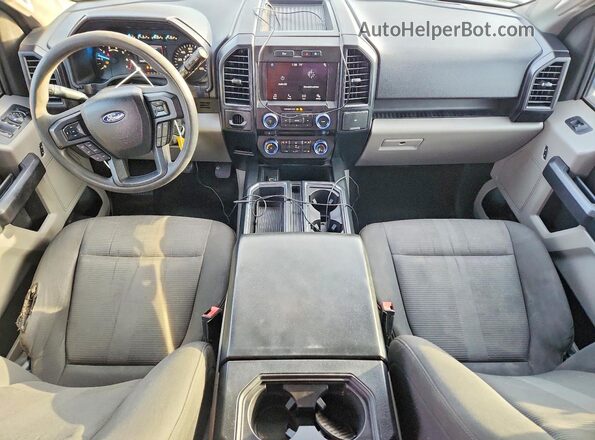 1FTEW1CP1JKC62893 2018 FORD F150 Black Widok zestawu wskaźników