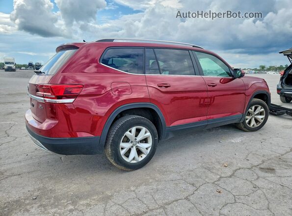 1V2LR2CA8JC510050 2018 VOLKSWAGEN ATLAS Red Delantero derecho