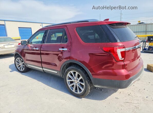 1FM5K7F85GGA11580 2016 FORD EXPLORER Red Հետևի աջ