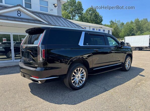 1GYS4KKL5NR278597 2022 CADILLAC ESCALADE Black Передня права чверть
