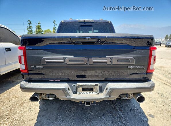 1FTFW1RG0NFC21018 2022 FORD F150 Blue Vista interior delantera