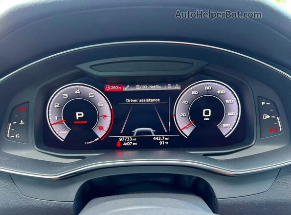 WAUL2AF23KN059245 2019 AUDI A6 Угольный Вид панели приборов