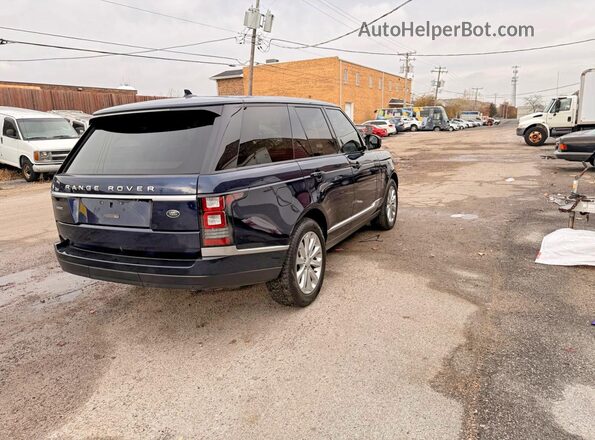 SALGS2VF5GA263311 2016 LAND ROVER RANGE Blue Вид спереду