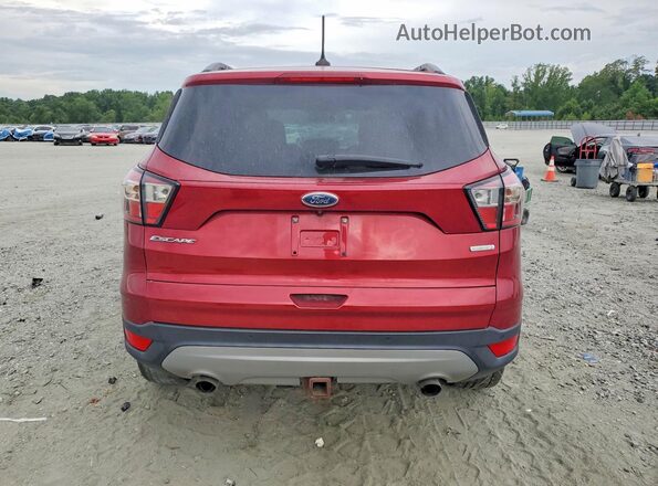 1FMCU0HD8JUA33116 2018 FORD ESCAPE Red Vista interior delantera