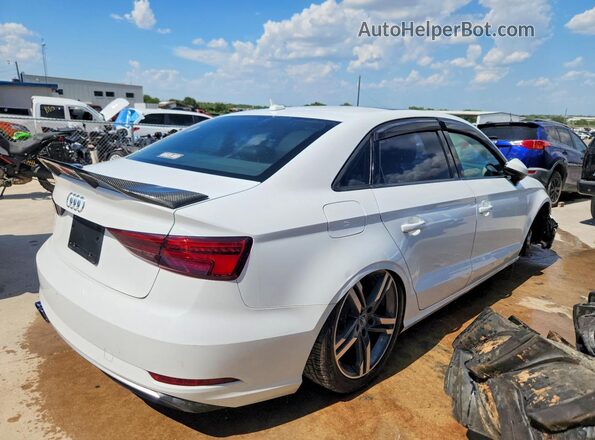 WAUAUGFF0J1031237 2018 AUDI A3 White Передня права чверть