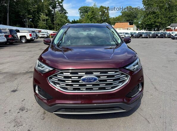 2FMPK4J9XLBA31266 2020 FORD EDGE Красный Вид сзади