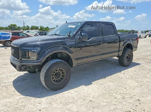 1FTEW1E53KKF01289 2019 FORD F150 Черный Задняя левая четверть