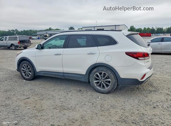 KM8SM4HF3HU251964 2017 HYUNDAI SANTA Белый Задняя правая четверть