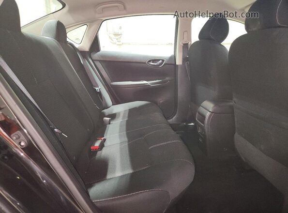 3N1AB7AP5JY323263 2018 NISSAN SENTRA Black Вид задньої частини салону