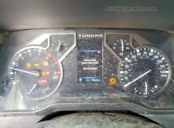 5TFKB5DA3PX099515 2023 TOYOTA TUNDRA White Հետևի նստատեղերի տեսք