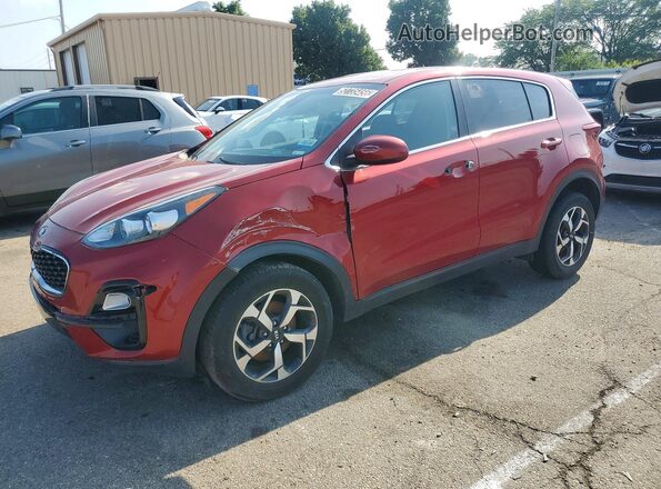 KNDPMCAC5M7901701 2021 KIA SPORTAGE Red Rear left
