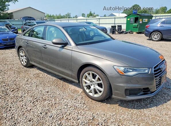 WAUGFAFC0GN048502 2016 AUDI A6 Желто-коричневый Передняя правая четверть