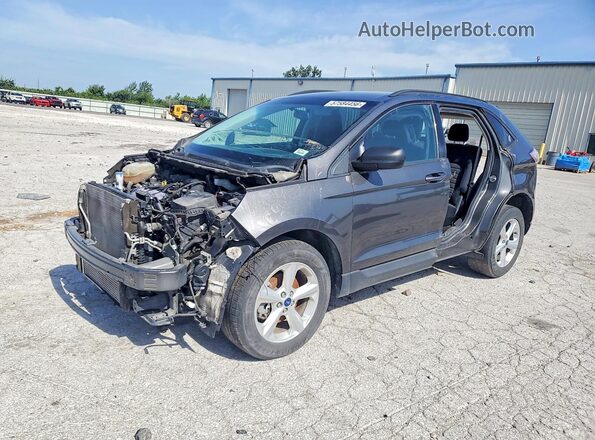 2FMPK3G93JBC12241 2018 FORD EDGE Gray Trasero izquierdo