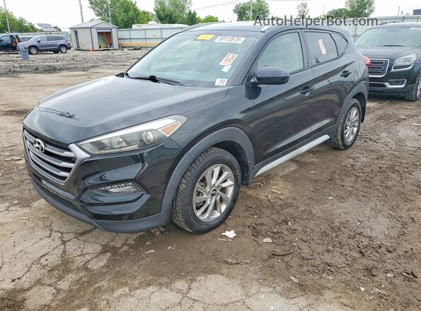 KM8J33A41HU596721 2017 HYUNDAI TUCSON Черный Задняя левая четверть