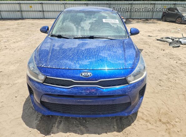 3KPA25AB1KE218793 2019 KIA RIO Blue Vista trasera