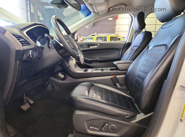 2FMPK3J95KBB61898 2019 FORD EDGE White Առջևի վահանակի տեսք
