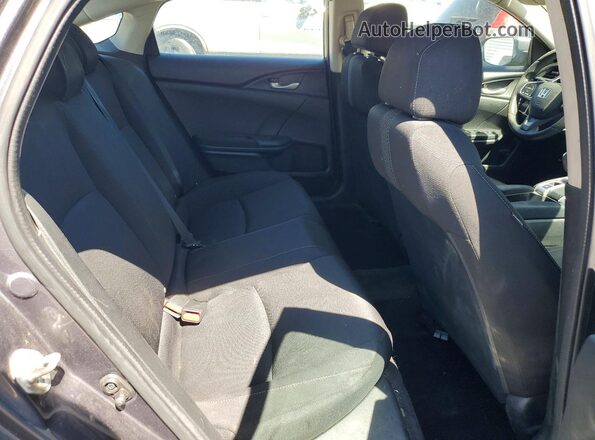 19XFC2E57GE022936 2016 HONDA CIVIC Charcoal Vista interior trasera