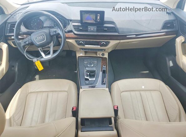 WA1ANAFY7K2122963 2019 AUDI Q5 White Սարքավորումների վահանակի տեսք