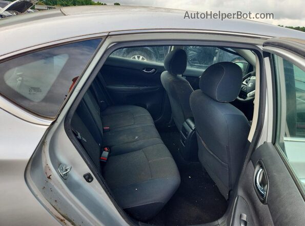 3N1AB7AP6GY301586 2016 NISSAN SENTRA Silver Widok wnętrza z tyłu