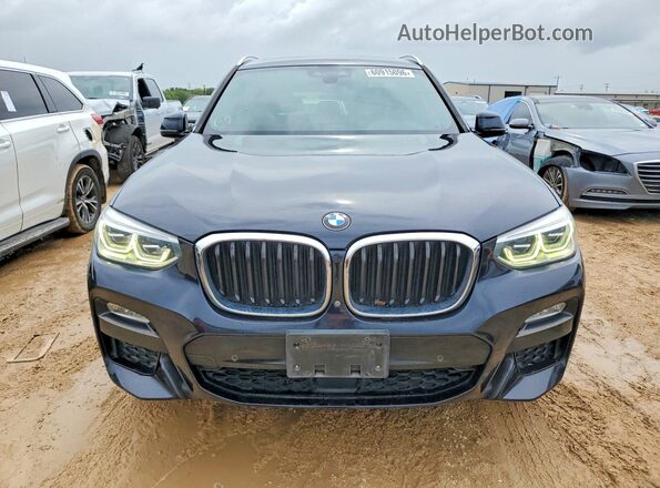 5UXTR9C59KLP92728 2019 BMW X3 Синий Вид сзади