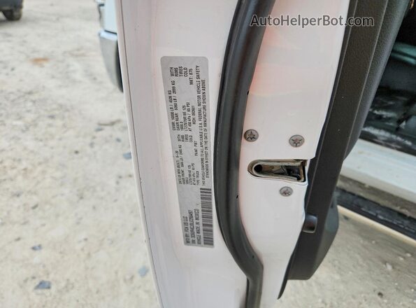 3C6UR4CJ0LG266497 2020 RAM 2500 White VIN sticker view