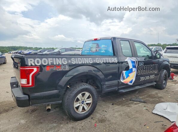 1FTEX1EP1HFA95867 2017 FORD F150 Black Передня права чверть