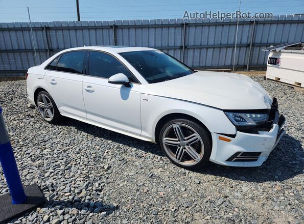 WAUKMAF45JA090414 2018 AUDI A4 Белый Вид спереди