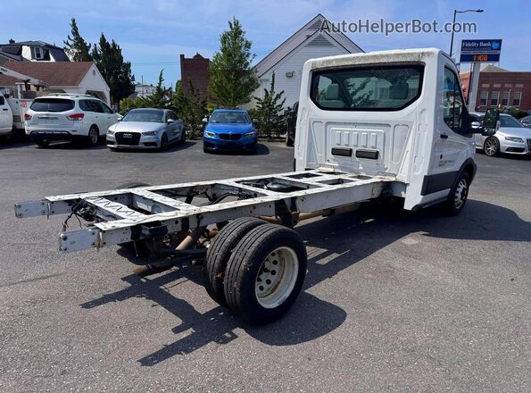 1FDBF8ZV3JKB34846 2018 FORD TRANSIT Белый Вид спереди