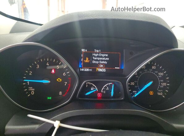 1FMCU0GD9HUB90908 2017 FORD ESCAPE Gray Вид задніх сидінь