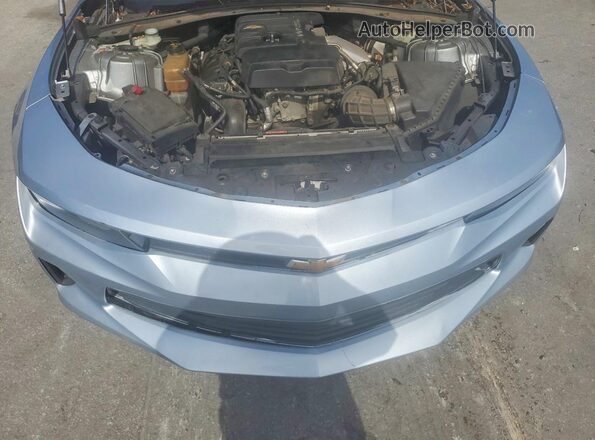 1G1FB3DX1J0129422 2018 CHEVROLET CAMARO Blue Vista del compartimento del motor