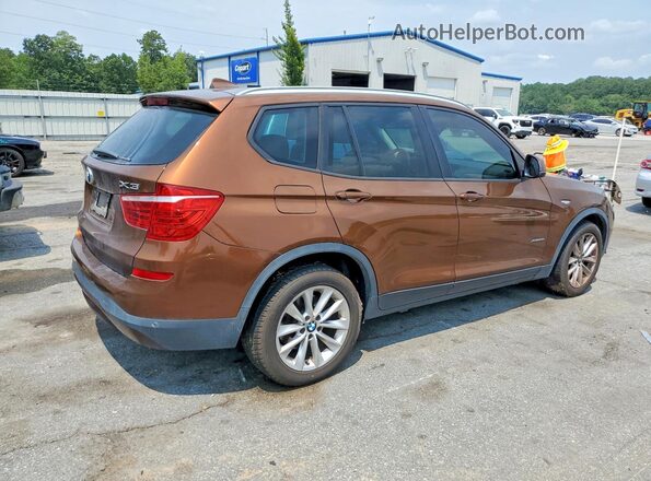 5UXWX9C56H0T11685 2017 BMW X3 Brown Передня права чверть